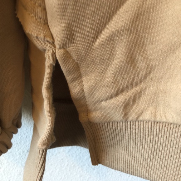 POL Camel  Long Sleeve sweatshirt with open back criss cross  size Large New! - Picture 7 of 12